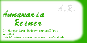 annamaria reiner business card